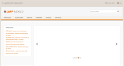 Desktop Screenshot of lappmexico.lappgroup.com