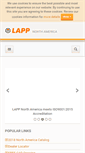 Mobile Screenshot of lappusa.lappgroup.com