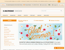 Tablet Screenshot of miltronicsweden.lappgroup.com