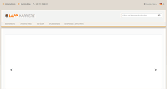 Desktop Screenshot of karriere.lappgroup.com