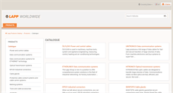 Desktop Screenshot of products.lappgroup.com