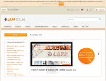 Tablet Screenshot of lappitalia.lappgroup.com