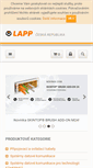 Mobile Screenshot of lappczech.lappgroup.com
