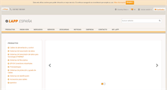 Desktop Screenshot of lappespana.lappgroup.com